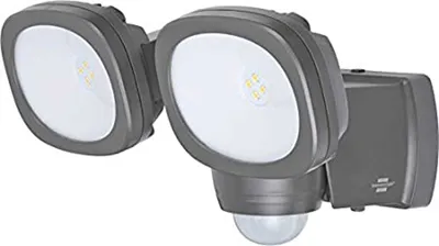 Immagine prodotto di Brennenstuhl 1178900200 Batterie LED Strahler LUFOS 420 480lm Doppelkopf PIR IP44