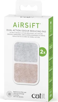 Immagine prodotto di Catit Airsift filtro antiodore a doppia azione 2 unità Bianco Bianco Taglia Unica