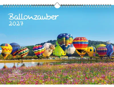 Produktbild von Ballonzauber DIN A3 Kalender für 2027 Heißluftballon - Seelenzauber