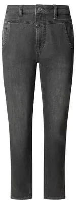 Image de Jeans Pepe Jeans pour femmes, coupe ajustée, modèle Gymdigo, couleur noire (denim-9fg), taille 26W x 28L