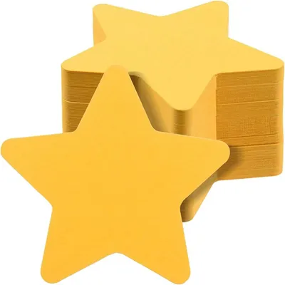 Immagine prodotto di Decorazioni a stella in carta - Gialle - 200 pezzi