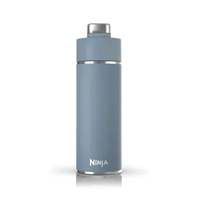 Obrázek produktu pro Ninja Thirsti, Denní používání, Fitness, Turistika, Sporty, 700 ml, Šroubovací víčko, Plast, Nerezová ocel, Modrá, Dospělý
