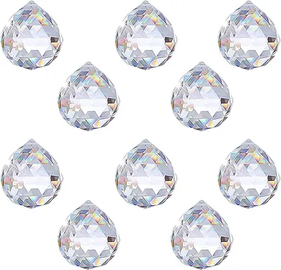 Produktbild von Kristallkugeln aus Glas, 20 mm, 10 Stück, für Fensterdekoration