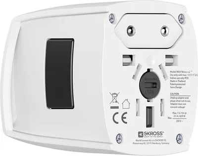 Produktbild von Weltreiseadapter "MUV Micro", 2-polig (00223476)