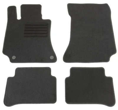 Fußmatten-Set für Mercedes E-Klasse W212/S212, 03/2009-06/2015, 4-teilig