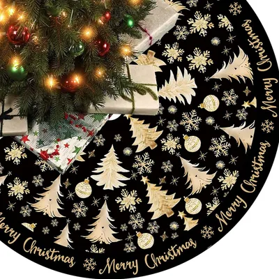 Productafbeelding van Kerstboomrok - Polyester - 120 cm