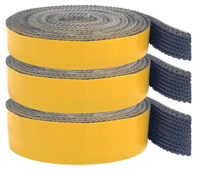 Zdjęcie produktu dla Taśma uszczelniająca do kominka 2 mm x 25 mm x 3 m, włókno szklane, do 550 °C, do kominka