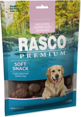 Imagen del producto de Pochoutka Rasco Premium: gusanos de harina y arroz extra, 230g