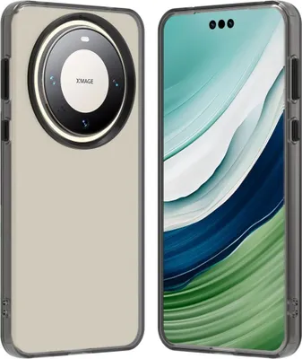 Obrázek produktu pro Pouzdro pro Huawei Mate 60 Pro+, tenké poloprůhledné matné nárazuvzdorné pouzdro na telefon Černý