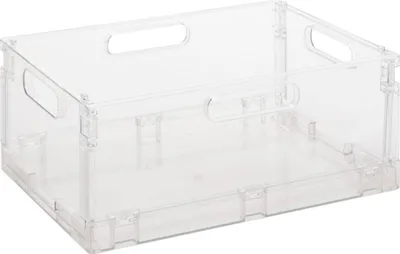 Produktbild von Aufbewahrungsbox "fold'n'box" faltbar und stapelbar beige 22l - 5 five simply smart