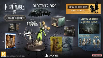Zdjęcie produktu dla BANDAI NAMCO Entertainment Little Nightmares III: Mirror Edition, PS5, PlayStation 5, Tryb multiplayer, Powyżej 13 lat