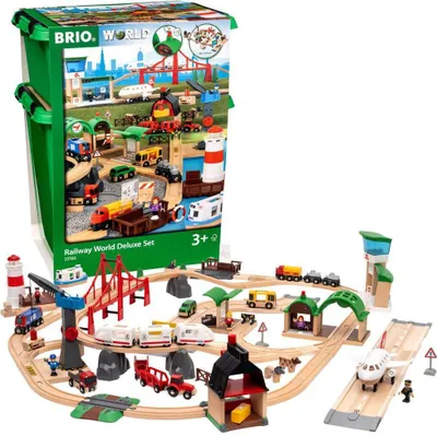 Produktbild von BRIO World - 33766 Großes Premium Set in Kunststoffboxen