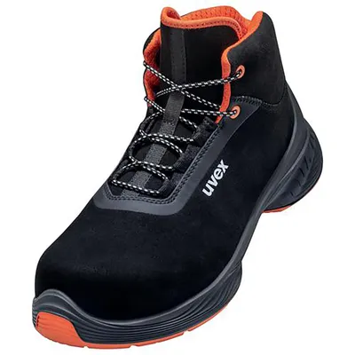Produktbild von uvex 1 G2 Stiefel S2 schwarz, rot Weite 14 Gr. 48