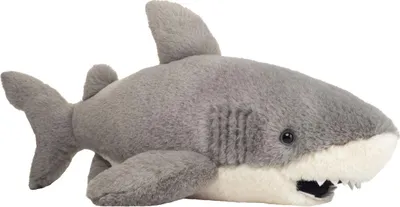 Obrázok produktu pre Teddy Hermann žralok Henri, plyšová hračka, mäkká hračka, plyšová hračka, srdce dieťaťa, sivá, 45 cm, 939597