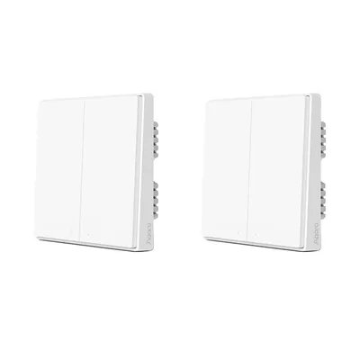 Obrázek produktu pro Inteligentní spínač, bezdrátové ovládání, technologie ZigBee, D1 No Neutral 2KX2