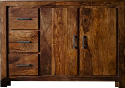 Image de MASSIVMOEBEL24 | Buffet 118x45 Palissandre laqué Life honey METRO LIFE #122