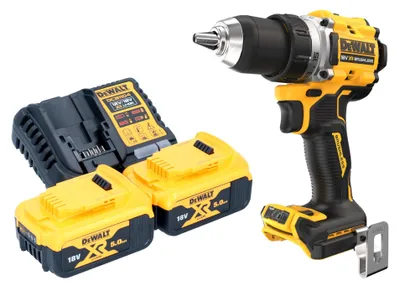 Immagine prodotto di Trapano avvitatore a batteria DeWalt DCD 800 P2 18 V 90 Nm senza spazzole + 2x batteria ricaricabile 5,0 Ah + caricabatterie