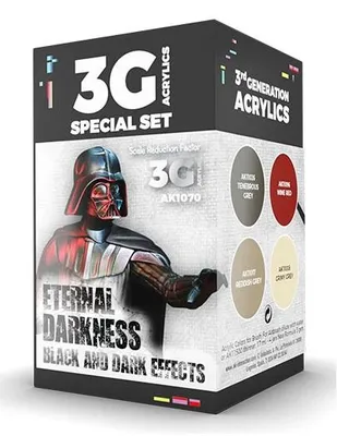 Obrázok produktu pre AK Interactive AK1070 – SADA FARIEB WARGAME. ETERNAL DARKNESS –