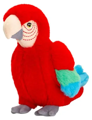 Produktbild von Keel Toys Papagei Kuscheltier - Plüsch Papagei 20 cm Rot