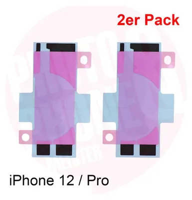 Produktbild von 2x iPhone 12 / Pro Ersatz Akku Klebeband Batterie Kleber Klebestreifen Adhesive Sticker Neu