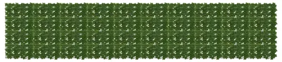 Image de Écran de balcon avec feuilles Vert 500 x 100 cm
