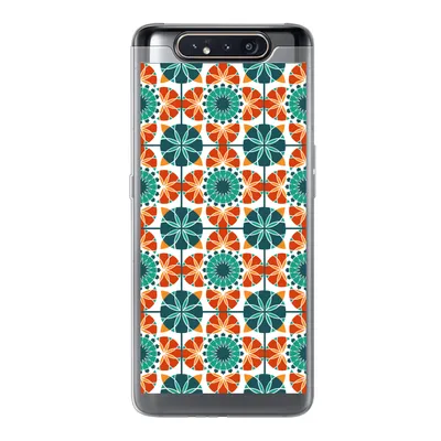 Produktbild von MuchoWow® Handyhülle Schutzhülle Hülle für Samsung Galaxy A80 Ein symmetrisches Muster aus dem marokkanischen Mosaik Silikon Softcase Handy Hülle - Schutzdeckel