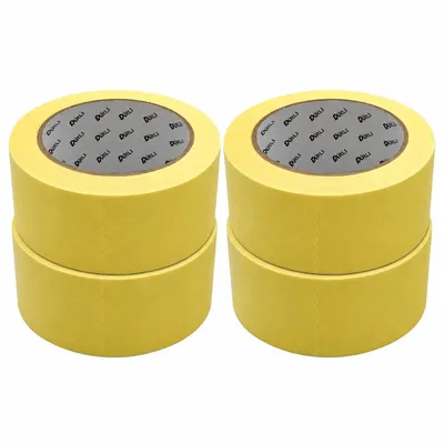 Produktbild von ARLI 4x Abdeckklebeband Kreppband 48 mm x 50 m Malerkrepp Malerband Kreppklebeband