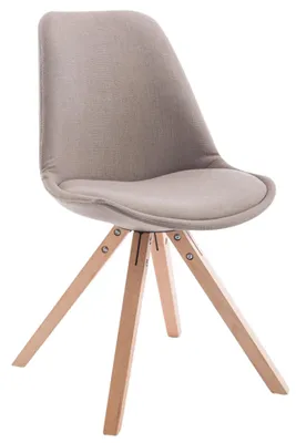 Immagine prodotto di Sedia visitatore Toulouse tessuto Natura Square taupe
