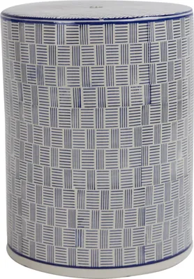 Zdjęcie produktu dla Drobny azjatycki ceramiczny stołek ogrodowy Porcelanowy szkliwiony ceramiczny stołek Chiński stołek Stołek bębnowy Stołek ogrodowy do wewnątrz / na zewnątrz 242-203