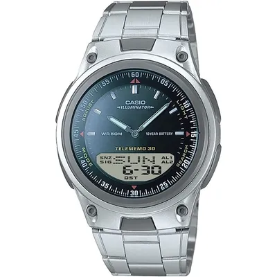 Produktbild von CASIO Herren Quarz Uhr mit Edelstahl Armband AW80D-1AVCB
