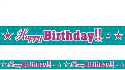 Obrázok produktu pre Šerpa Happy Birthday 6 m 1 ks.
