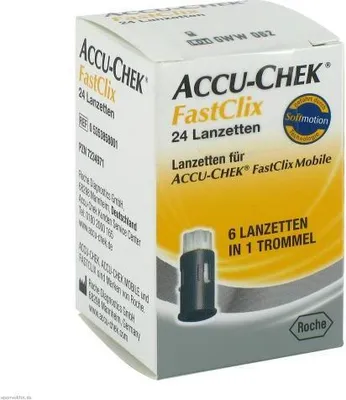 Obrázek produktu pro Lancety Accu-Chek Fastclix 24 ks