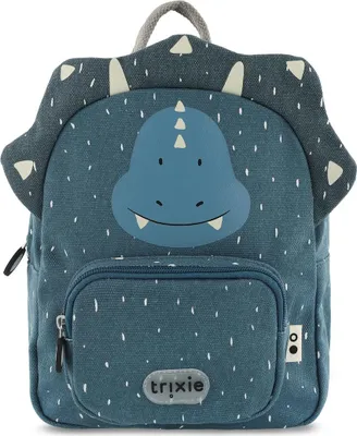 Produktbild von Trixie Rucksack - wasserdichter Schulranzen - Mr. Triceratops - Dino - Blau