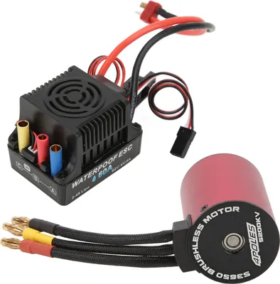 Obrázek produktu pro RC bezkartáčový motor ESC Combo 60A S3650 5200KV sada pro 1/10 Car Truck Crawler