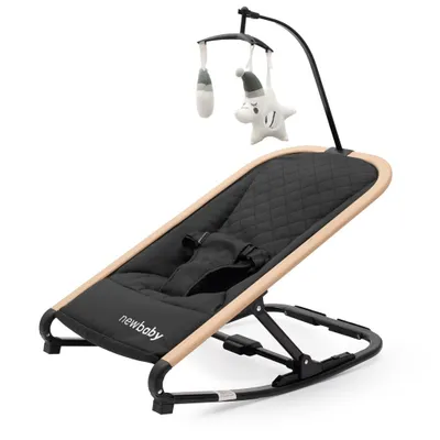 Produktbild von Baby-Schaukelstuhl Snuggle NewBaby schwarz