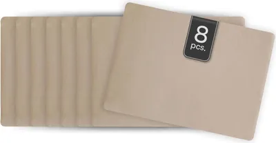 Produktbild von Tisch-Sets - 46 x 33 cm - Beige - Kunstleder - 8er Set
