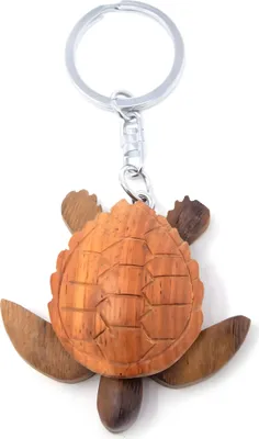 Produktbild von Schlüsselanhänger aus Holz - Wasserschildkröte