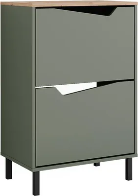 Produktbild von Schuhkipper Vicco Marelle Grün/Artisan 60 x 91.6 cm mit 2 Fächern, Model 57872
