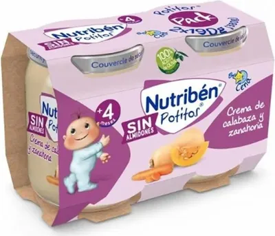 Obrázok produktu pre Nutribén poháre s tekvicovo-mrkvovým krémom 2 x 190 g
