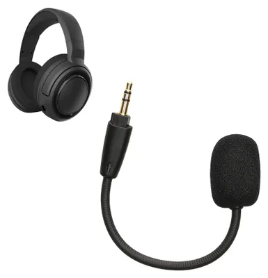 Produktbild von kwmobile Ersatz Kopfhörer Mikrofon kompatibel mit Corsair HS35 / HS45 Headset - Gaming Headphones Mikrofon mit 3,5 mm Klinkenstecker - Schwarz
