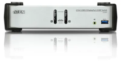 Produktbild von ATEN 2-Port USB 3.1 Gen 1 DisplayPort 1.1 KVMP™ Switch mit Lautsprecher (KVM-Kabel im Lieferumfang enthalten)