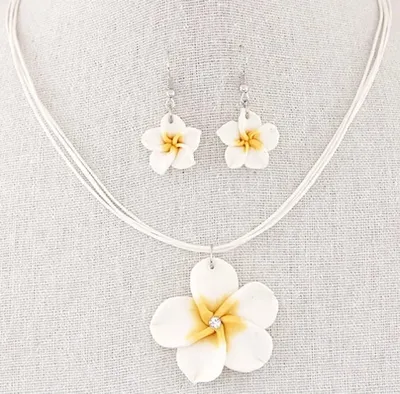 Obrázok produktu pre Set Bohemian Flower - Biela | Elegantné šperky KP29721
