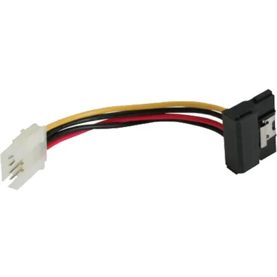 Produktbild von InLine SATA Stromadap-Kab., 1x 3,5" BU/15pol SATA ST, gew., mit Lasche, 0,06m, 0,06 m
