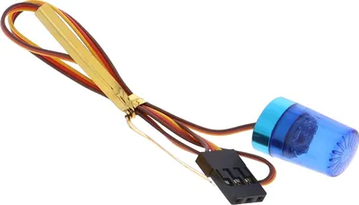 Produktbild von Rundumleuchte, Warnleuchte - RC 5V, Arduino kompatibel Ausführung: 13x18 mm - Blau