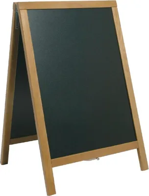 Produktbild von Securit Straßentafel - Teakholz - langlebig