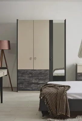 Zdjęcie produktu dla Szafa Garderoba Szafa wielofunkcyjna Szary Materiał Drewno Szafy