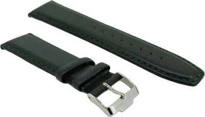 Produktbild von Jacques Lemans | Uhrenarmband Leder schwarz 22mm Kontrastnaht 1-2099C