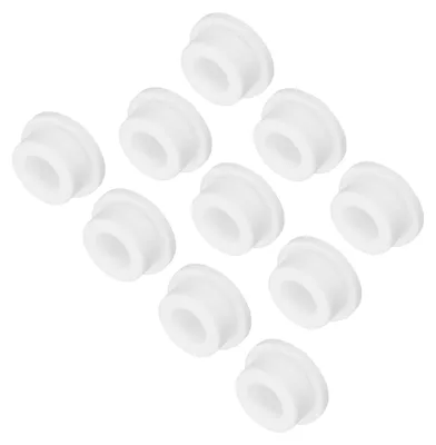 Silikonstecker T-förmig 24 mm, weiß, 10 Stück