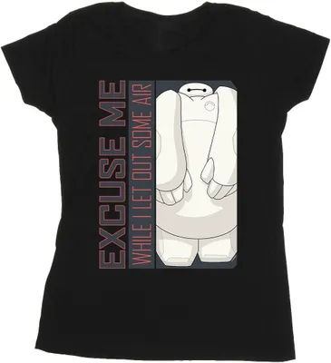 Produktbild von Disney - "Big Hero 6 Excuse Me Some Air" T-Shirt für Damen BI13310 (M) (Schwarz)