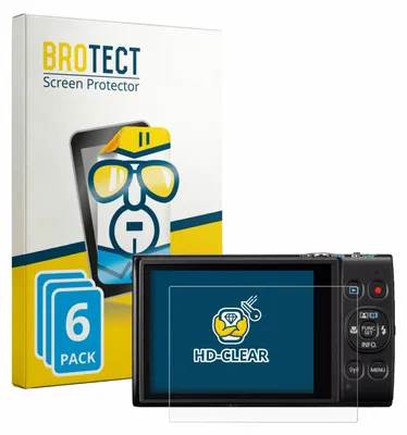 Produktbild von 6x Für Canon IXUS 285 HS A Schutzfolie BROTECT Displayschutz Display Schutz Folie Klar Transparent